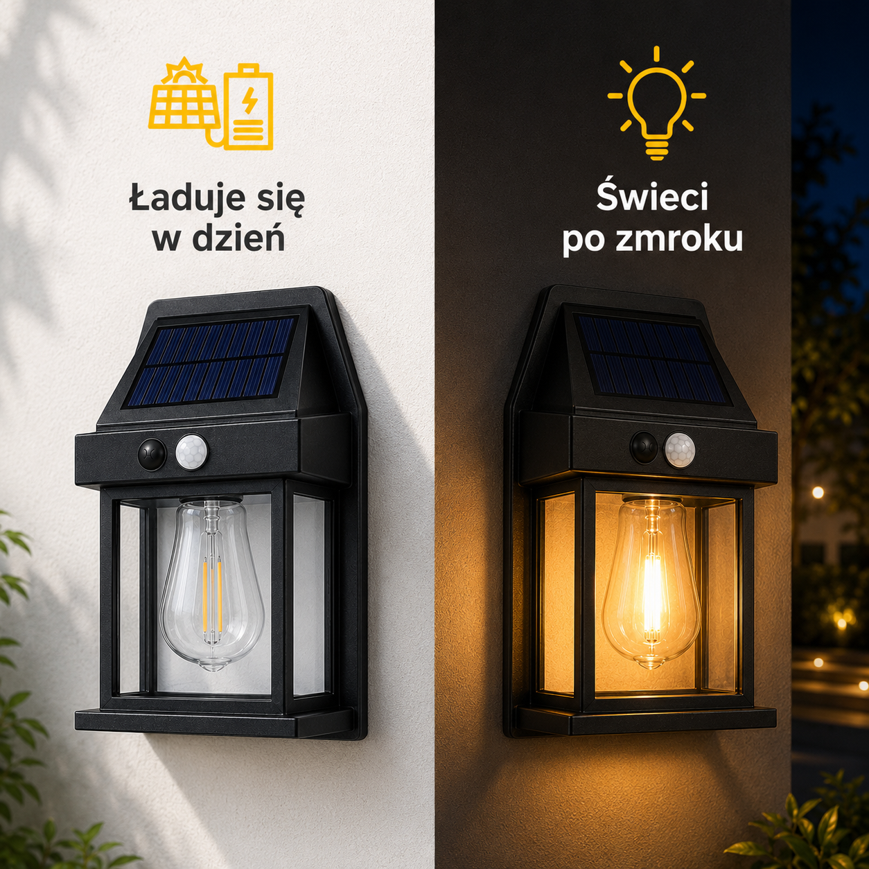 SolarLamp™ czujnik ruchu PIR